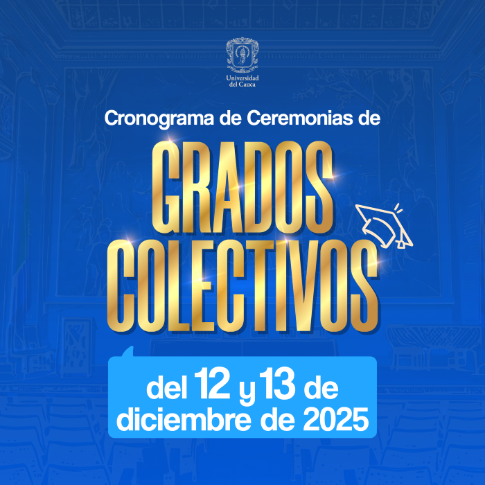Grados Colectivos. Sábado 13 de diciembre de 2025