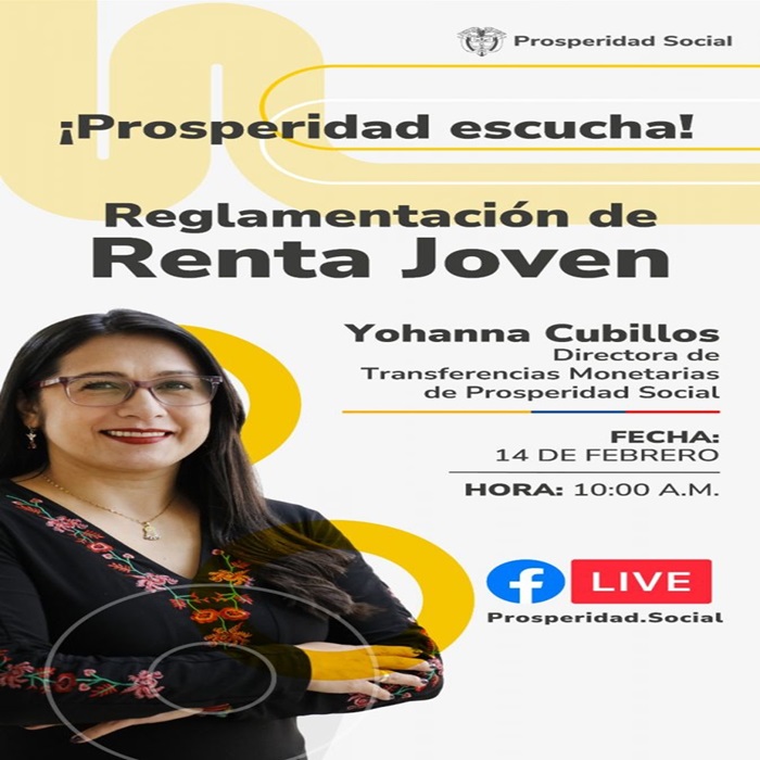 Facebook Live: Reglamentación de Renta Joven