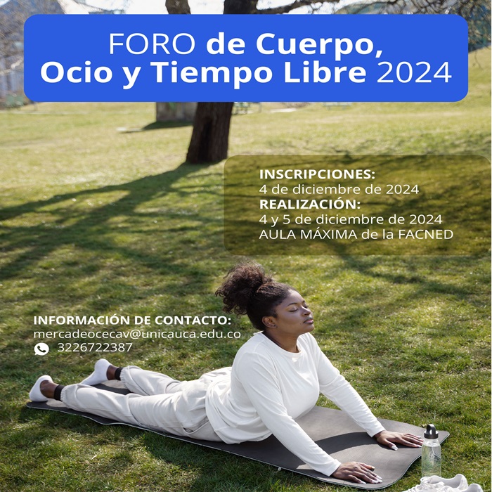 Foro de Cuerpo, Ocio y Tiempo Libre 2024