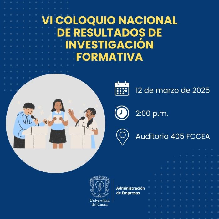  VI Coloquio Nacional de Resultados de Investigación Formativa