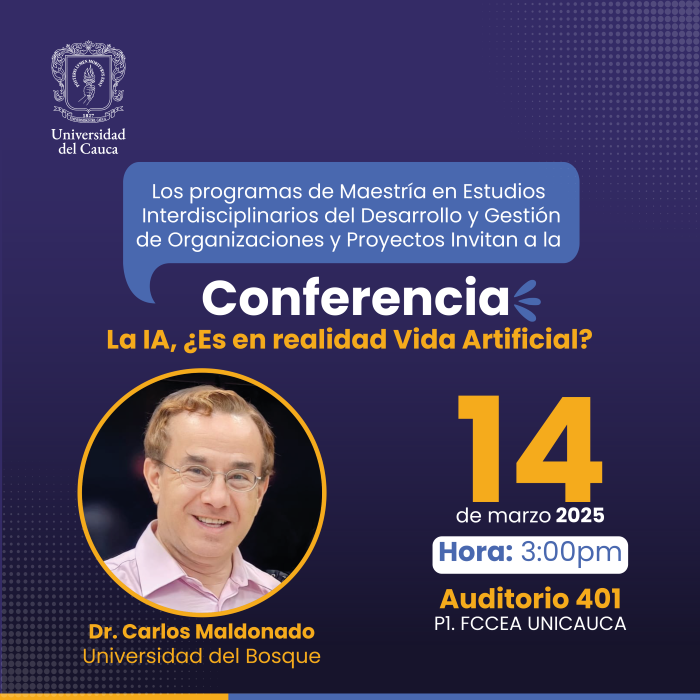 Conferencia La IA, ¿es realmente vida artificial? 