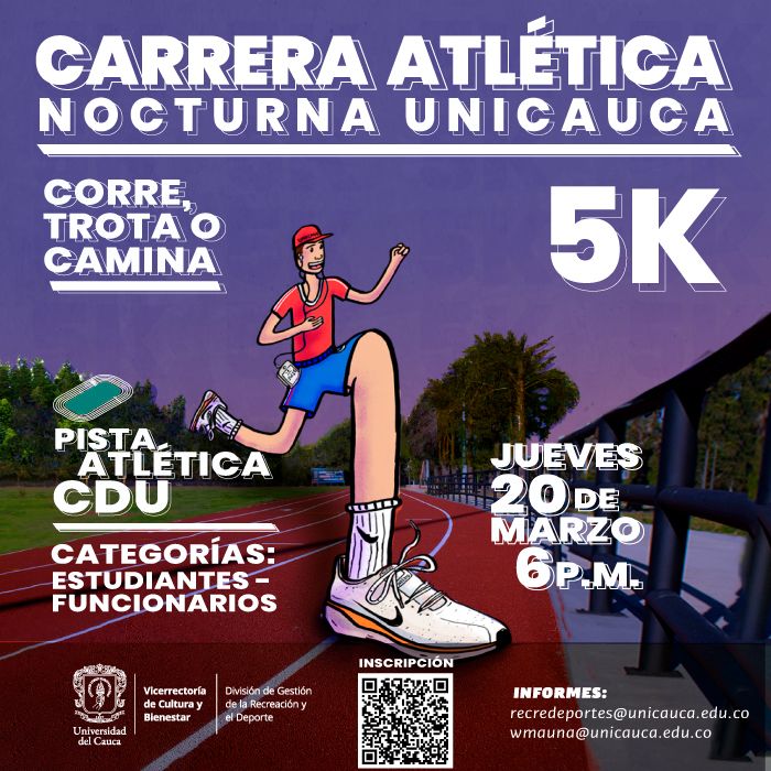 Carrera Atlética Nocturna Unicauca 5K