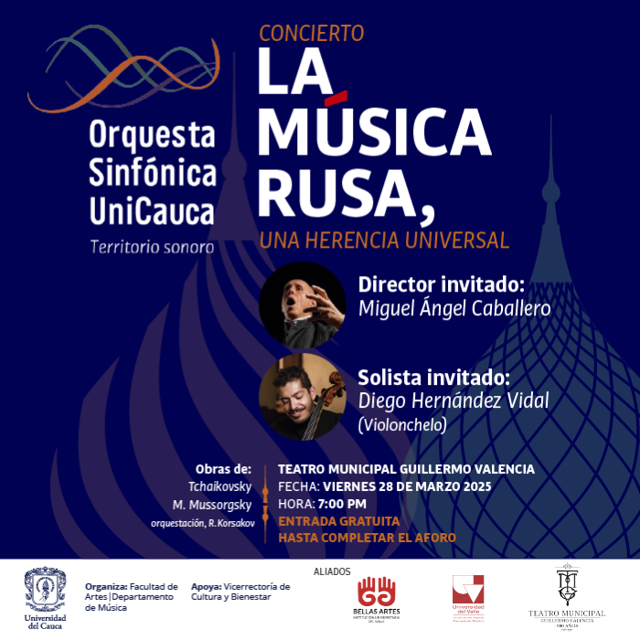  Concierto La música rusa, una herencia universal