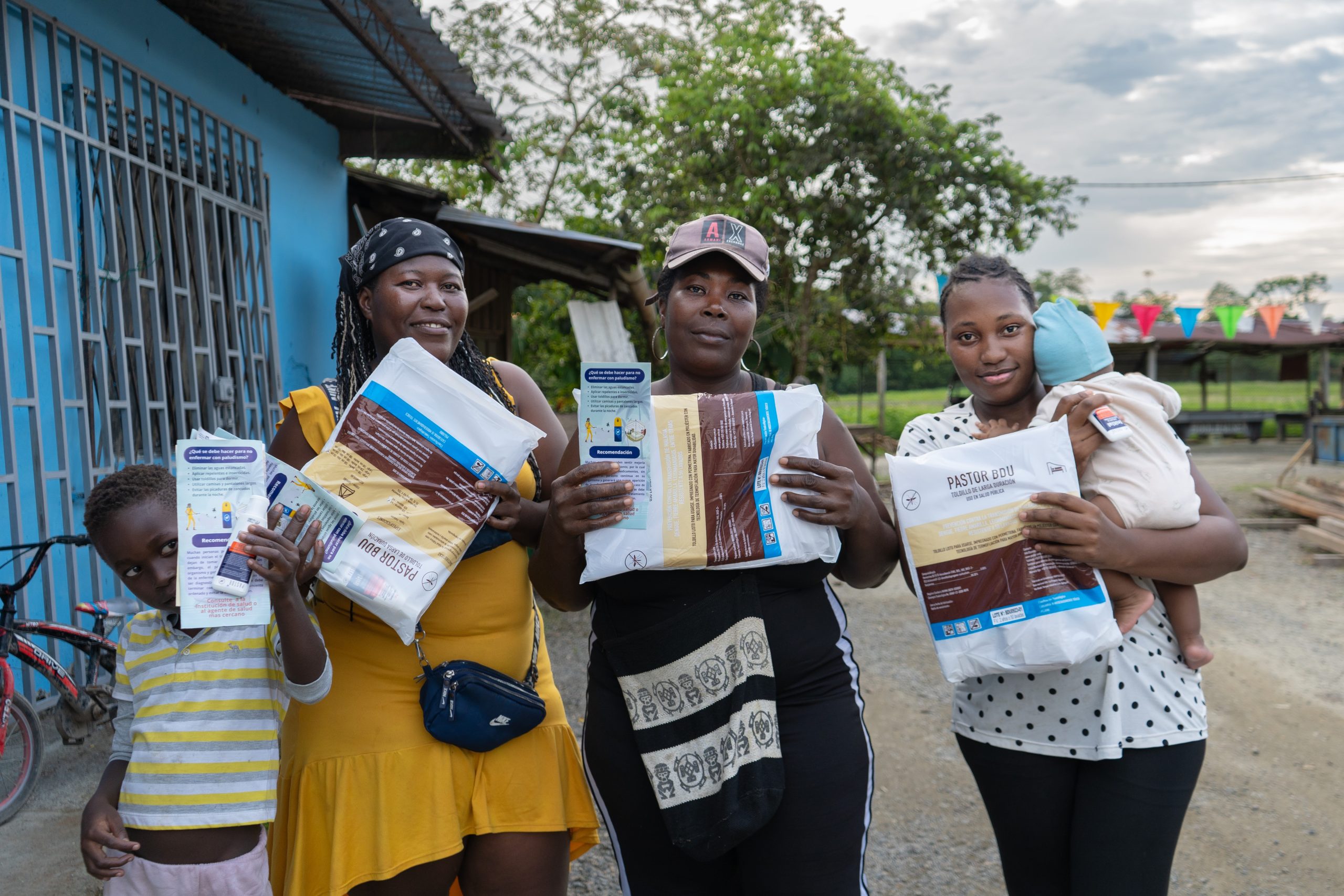 Imagen de Comunidad beneficiaria de proyecto Malaria Cauca