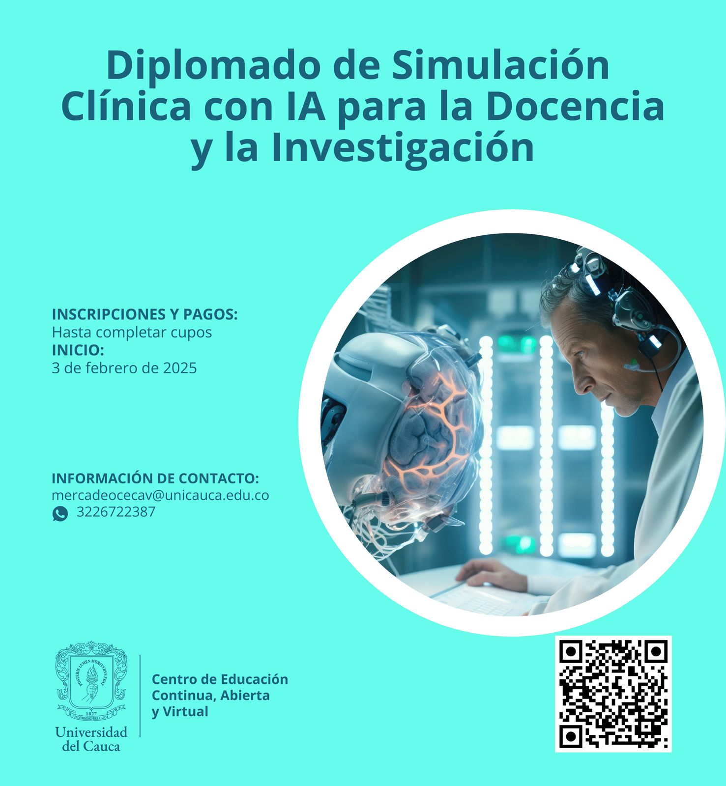 Imagen de Diplomado de Simulación Clínica con IA para la Docencia y la Investigación